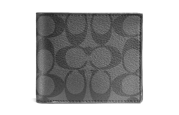 COACH Men 3 IN 1 Cüzdan Kömür/Qara