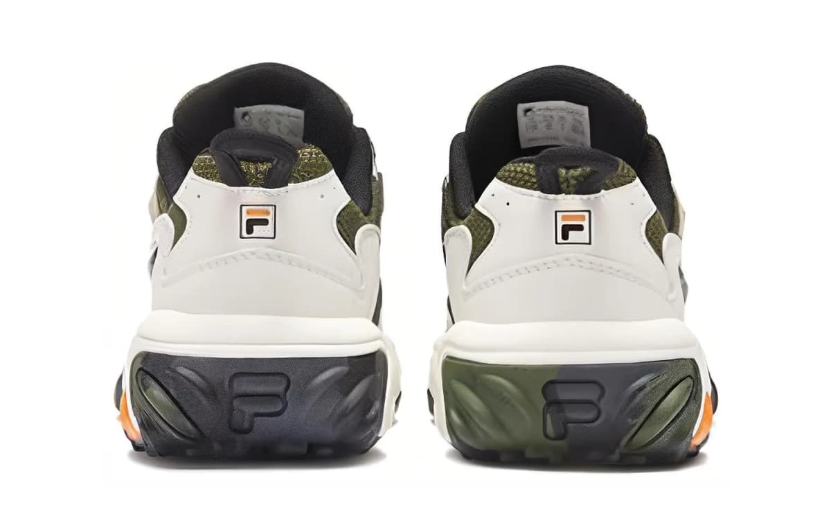 FILA KIDS TGR 4 Wear-Resistant Low-Top Kids' Outdoor Shoes Olive Green Teenagers 4