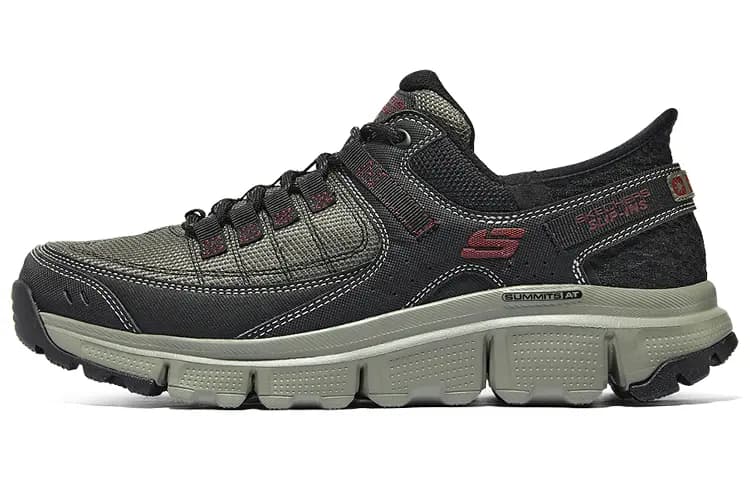 Skechers Outdoor Ayaqqabısı Kişi Qara/Yaşıl