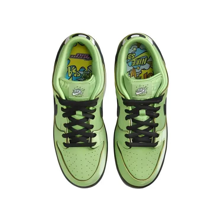 Nike SB Dunk Low The Powerpuff Girls Buttercup TD 3