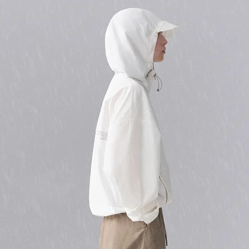 LiNing UV Protection UPF100+Water-Repellent Lightweight Sun Protection Clothing Women's Standard White 5