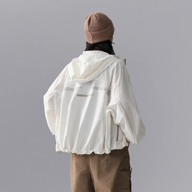 LiNing UV Protection UPF100+Water-Repellent Lightweight Sun Protection Clothing Women's Standard White 4