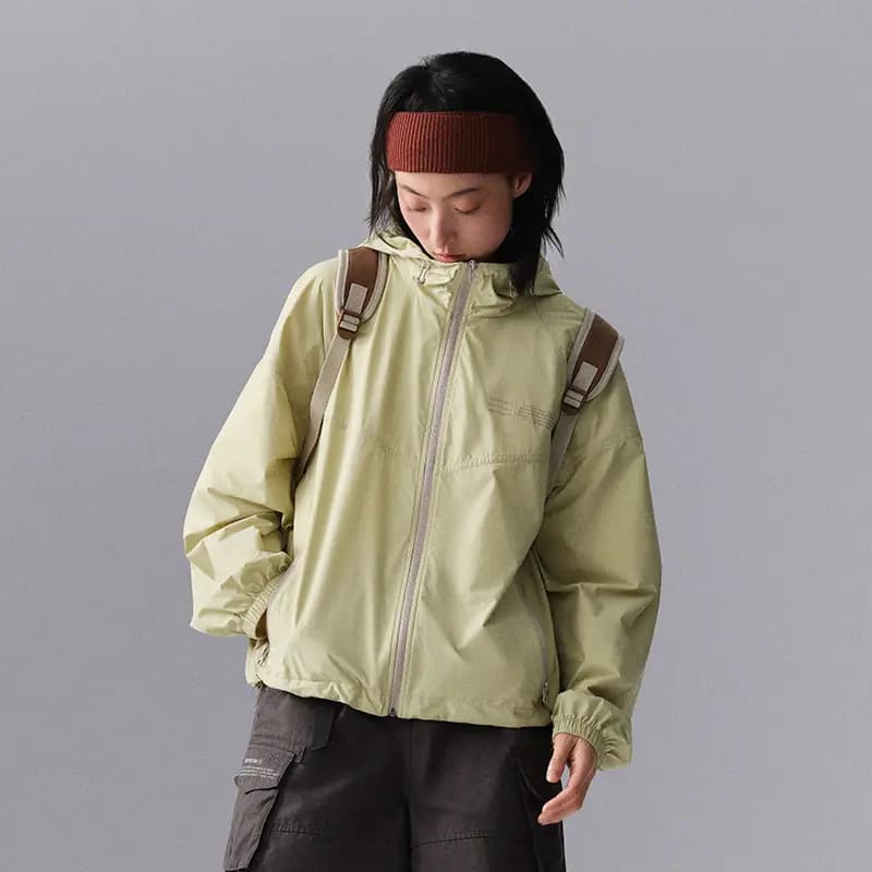LiNing UV Protection UPF100+Water-Repellent Lightweight Sun Protection Clothing Women's Standard White 6