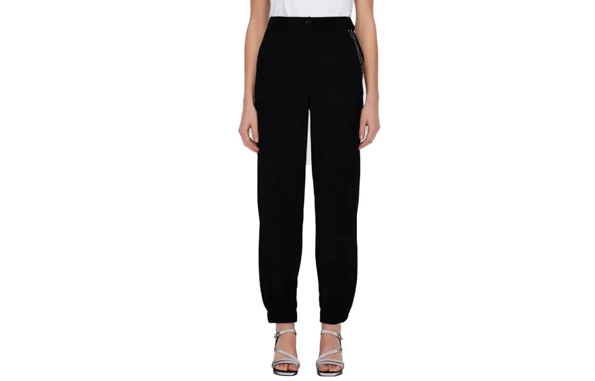 ARMANI EXCHANGE Qadın Şalvarı Qara