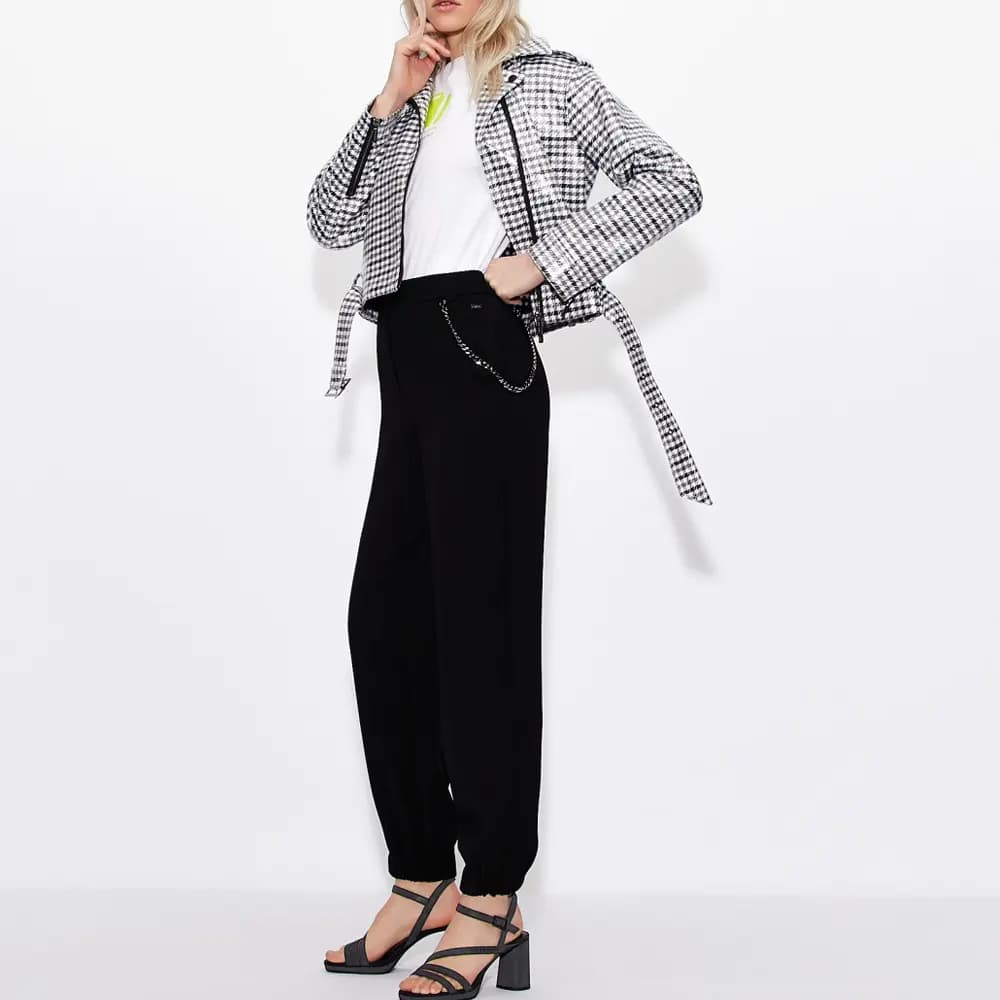 ARMANI EXCHANGE Qadın Şalvarı Qara 4