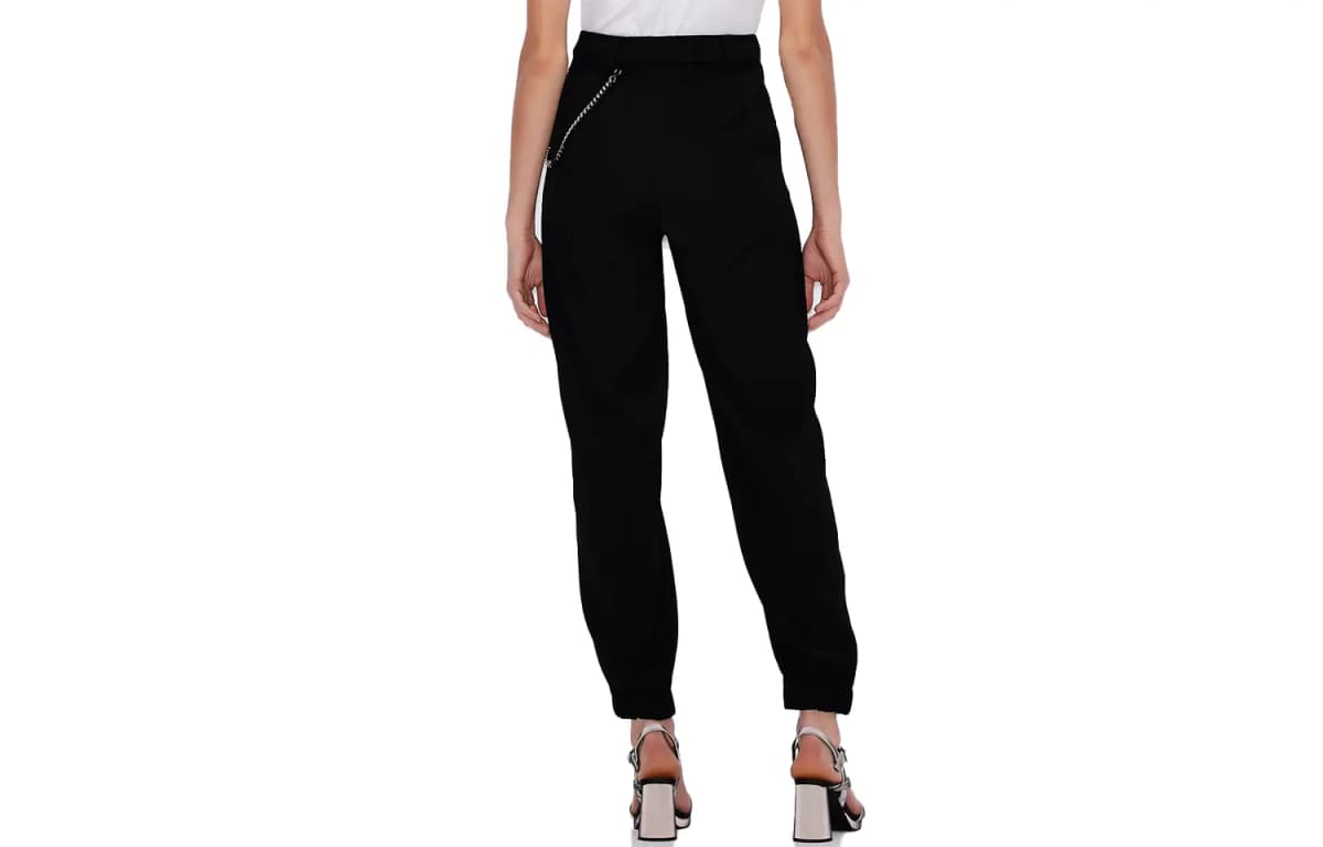 ARMANI EXCHANGE Qadın Şalvarı Qara 2