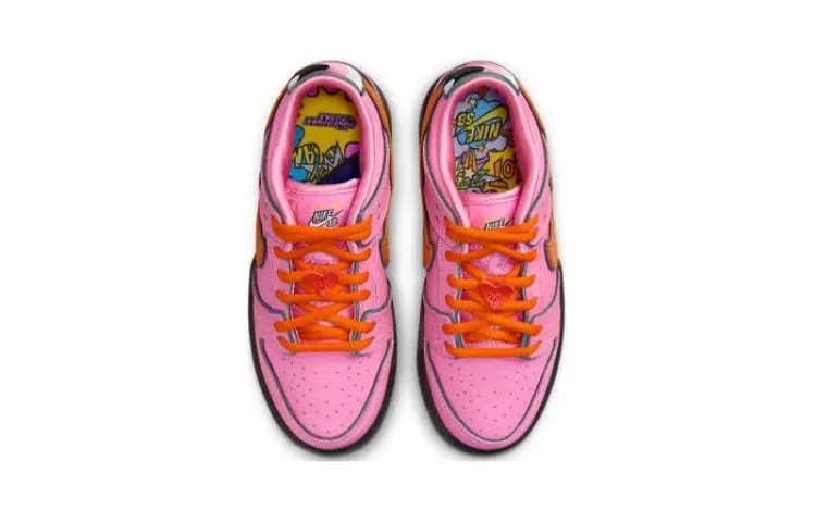 Nike SB Dunk Low The Powerpuff Girls Blossom PS 4