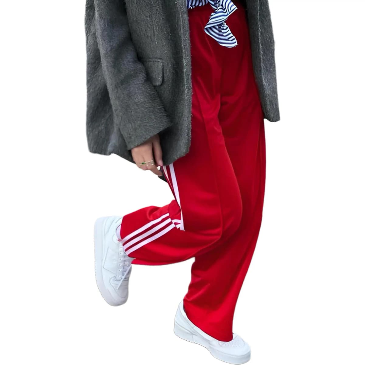 adidas originals Firebird İdman Şalvarı Qırmızı 6