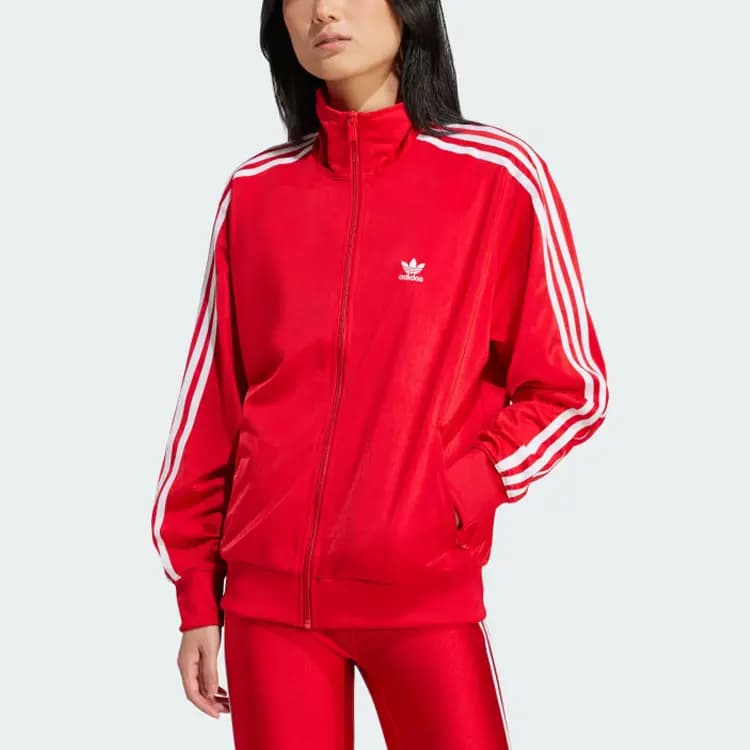 adidas originals Adicolor Firebird Track Top Qadın Qırmızı 2