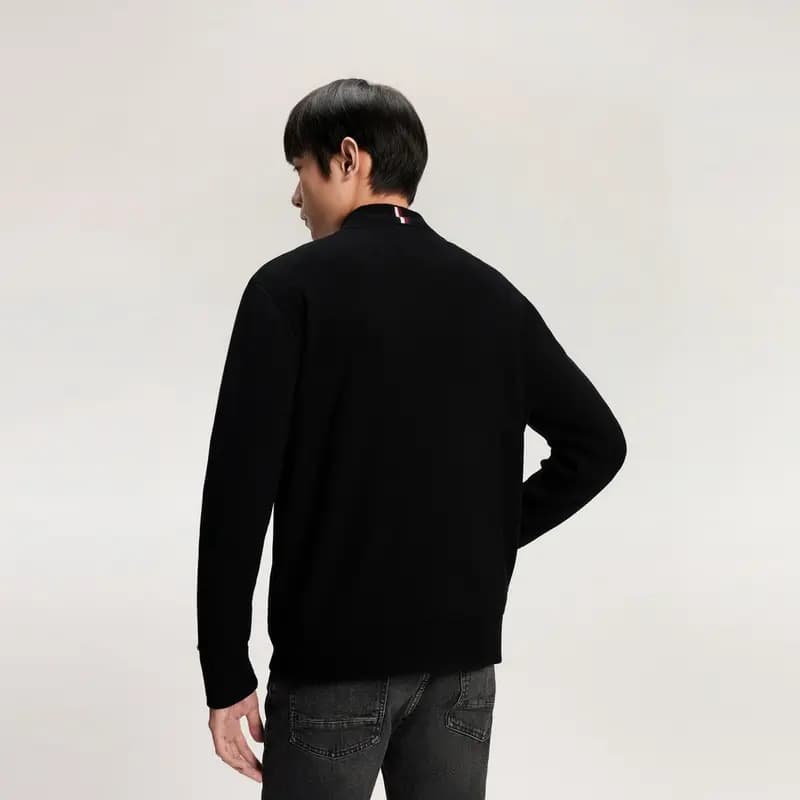 Tommy Hilfiger Kişi Kardigan Qara 4