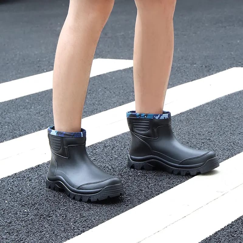 ENGMARSS Yağış Çəkməsi Unisex Qara 2