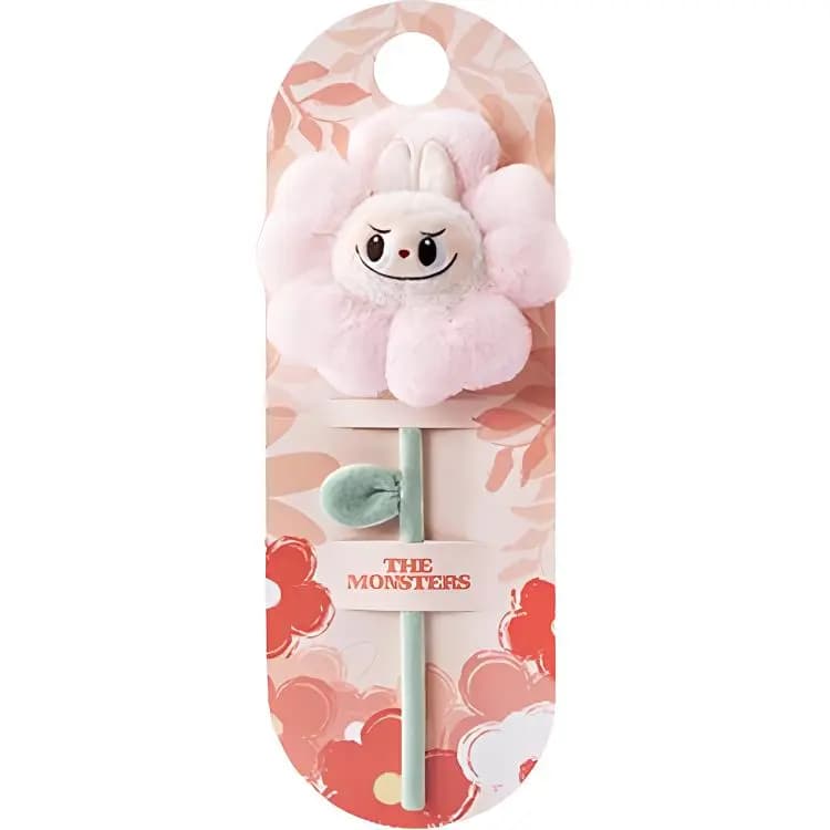 POP MART LABUBU Flower Fairy Collection Pink Dolls Plush Doll 40cm High