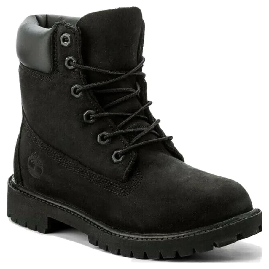 Timberland Premium 6 Inch Boot 'Black Nubuck' Qadın 3