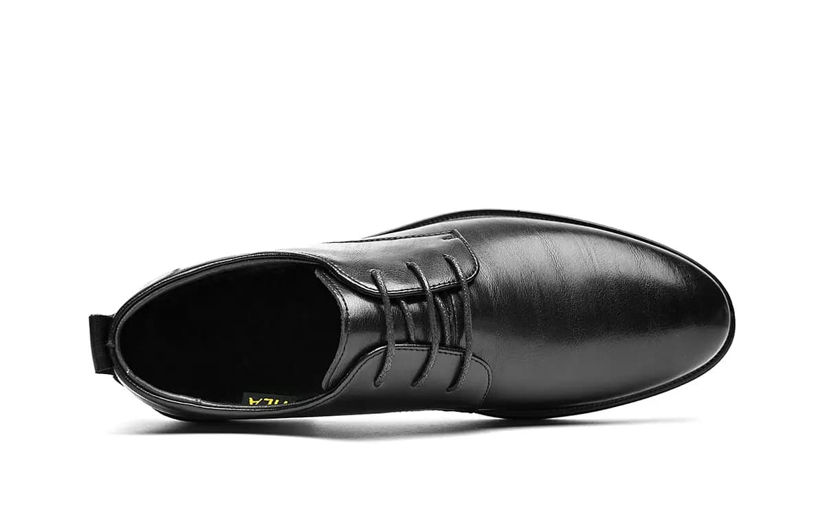 HLA Comfort Versatile Business Dress Shoes Men's Black 8