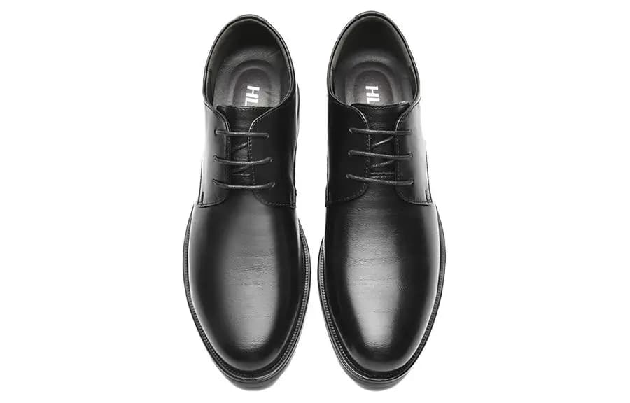HLA Comfort Versatile Business Dress Shoes Men's Black 3