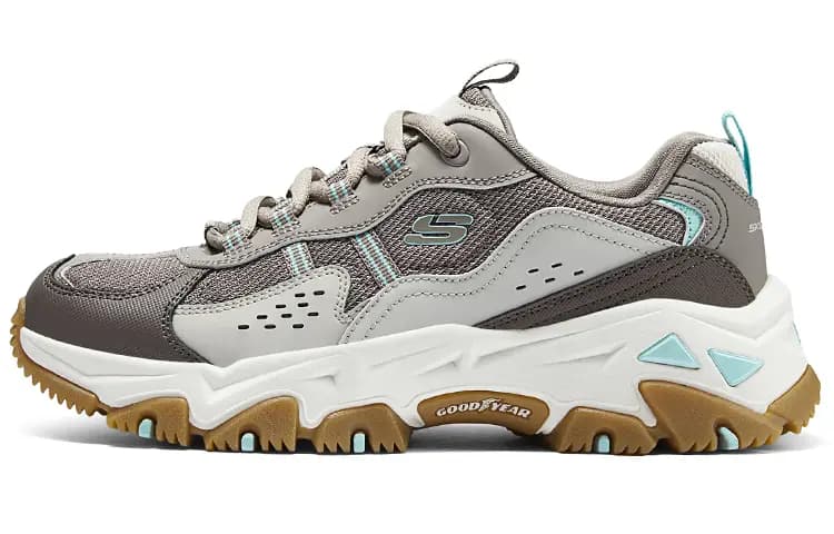 Skechers D'LITES Qadın Açıq Hava Ayaqqabısı Boz/Qəhvəyi