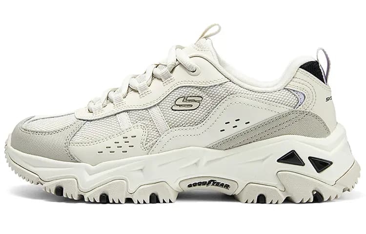 Skechers Good Year Qadın Ayaqqabısı Ağ/Qəhvəyi