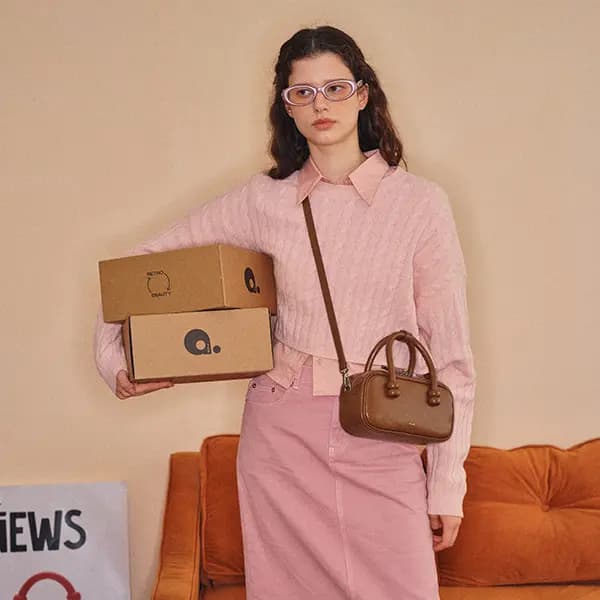 MUVA Cow Leather Fall Winter Fashion Versatile Genuine Leather Crossbody Handbag Small Women's 7