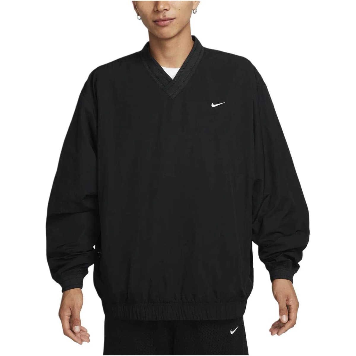Nike Solo Swoosh Kişi Trençkot Qara 4