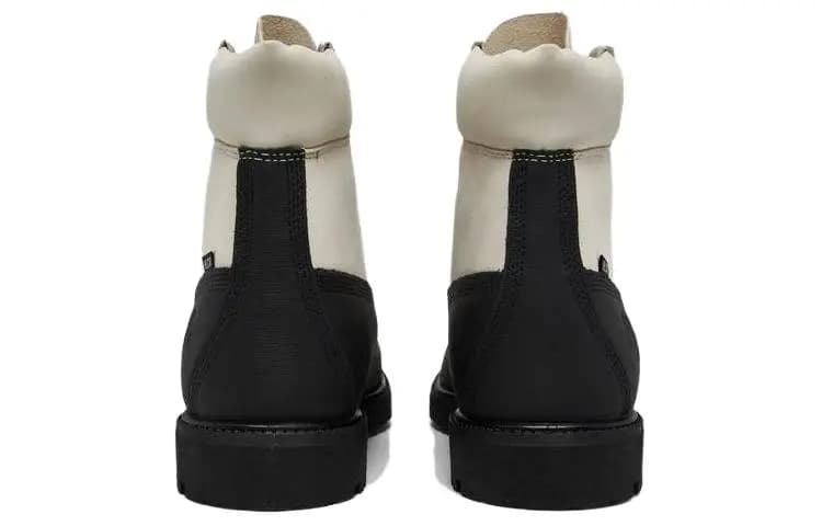Timberland Premium 6 Inch Waterproof Çəkmə Ağ/Qara 5