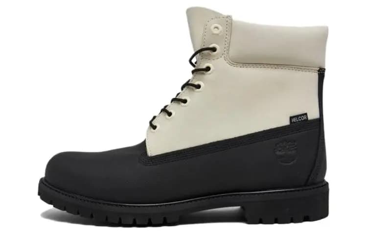 Timberland Premium 6 Inch Waterproof Çəkmə Ağ/Qara