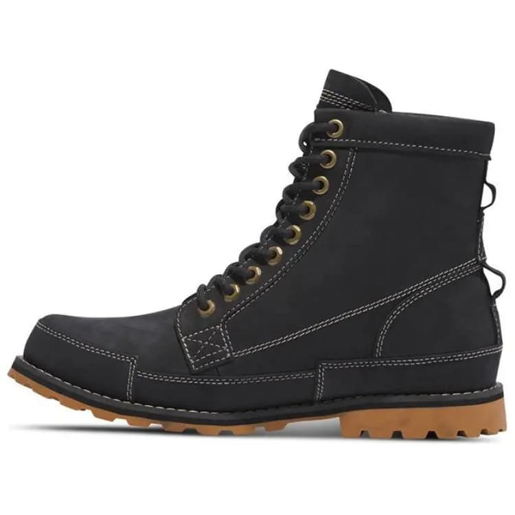 Timberland Vintage Versatile Comfortable Mid-Cut Martin Boots Men's Black 7