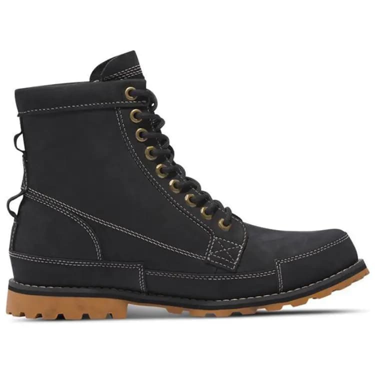 Timberland Vintage Versatile Comfortable Mid-Cut Martin Boots Men's Black 2