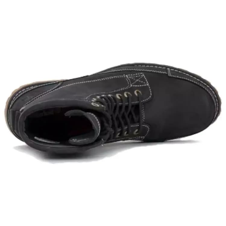 Timberland Vintage Versatile Comfortable Mid-Cut Martin Boots Men's Black 5