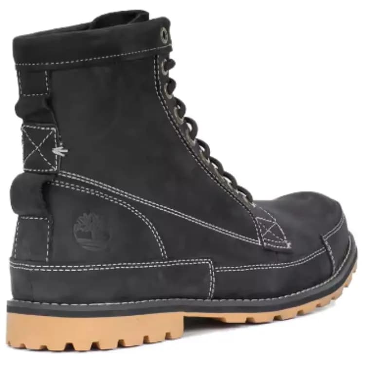 Timberland Vintage Versatile Comfortable Mid-Cut Martin Boots Men's Black 4