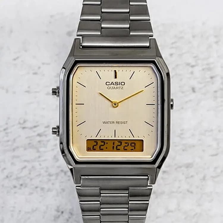 CASIO Men YOUTH White Watch AQ-230GG-9A 4