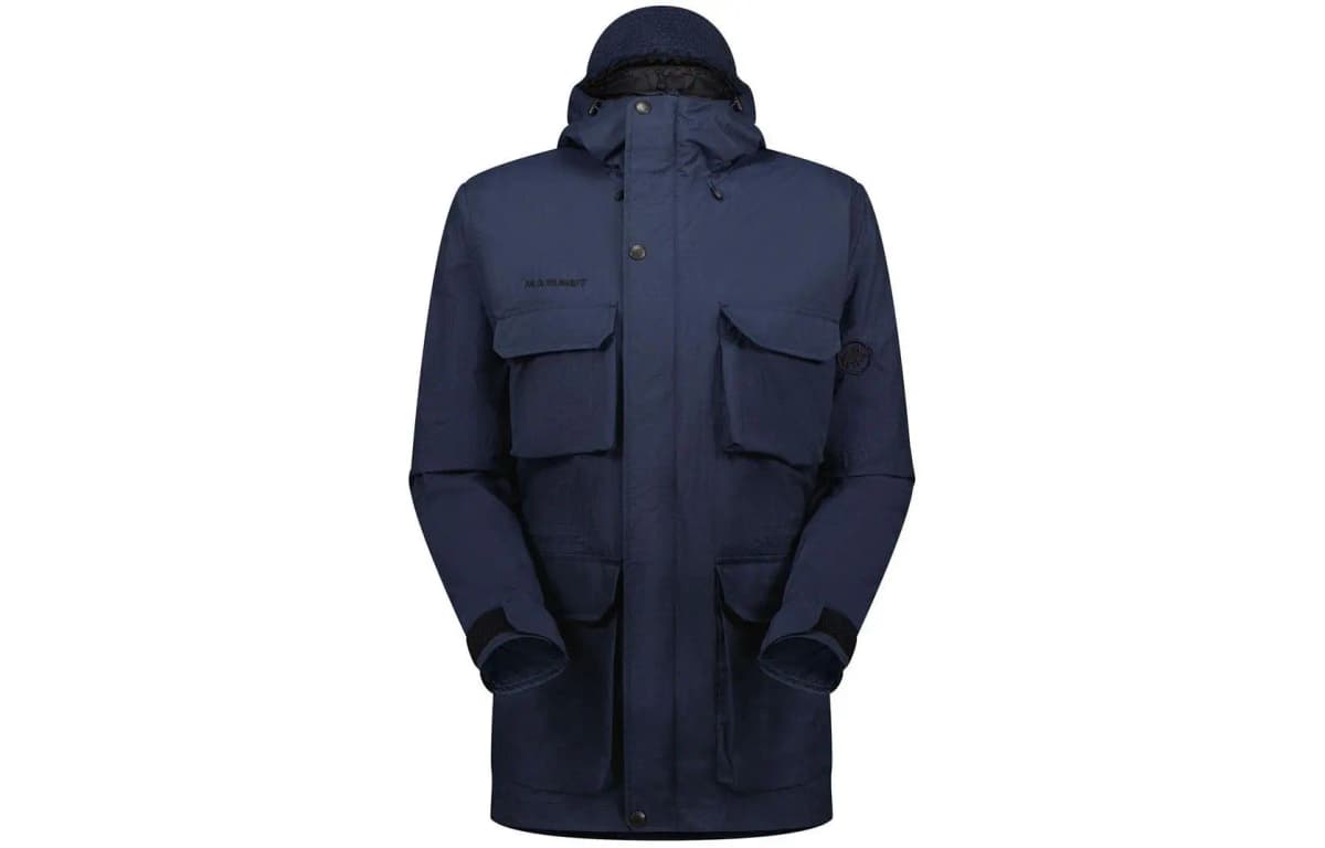 MAMMUT Mountain Parka Coat Kişi Mavi 2