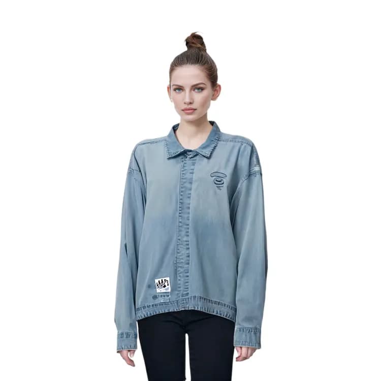 Aape Qadın Denim Pencəyi Mavi 3