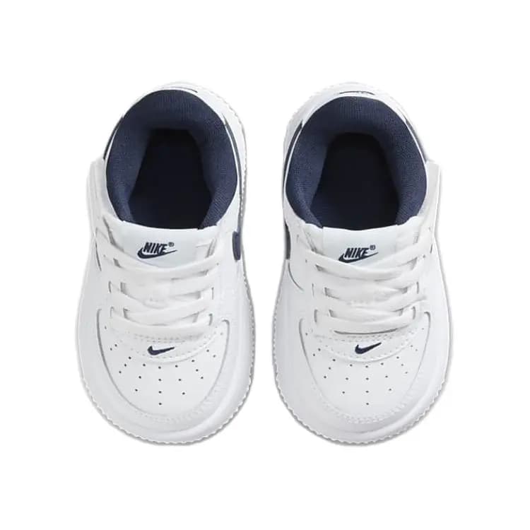 Nike Air Force 1 EasyOn Körpə Ayaqqabısı Ağ/Göy 8