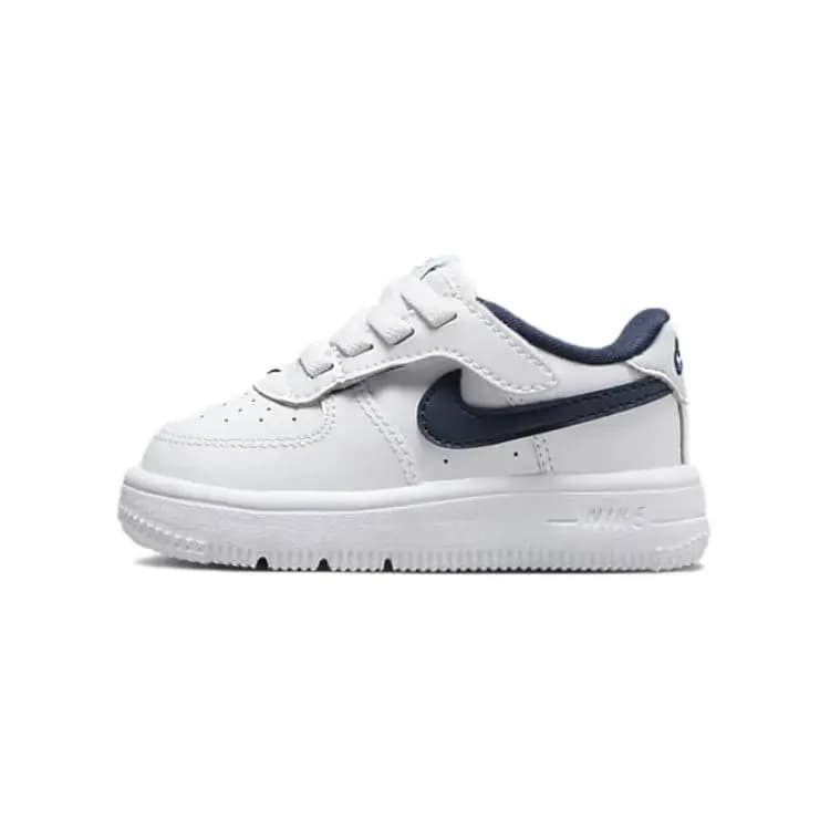 Nike Air Force 1 EasyOn Körpə Ayaqqabısı Ağ/Göy 5