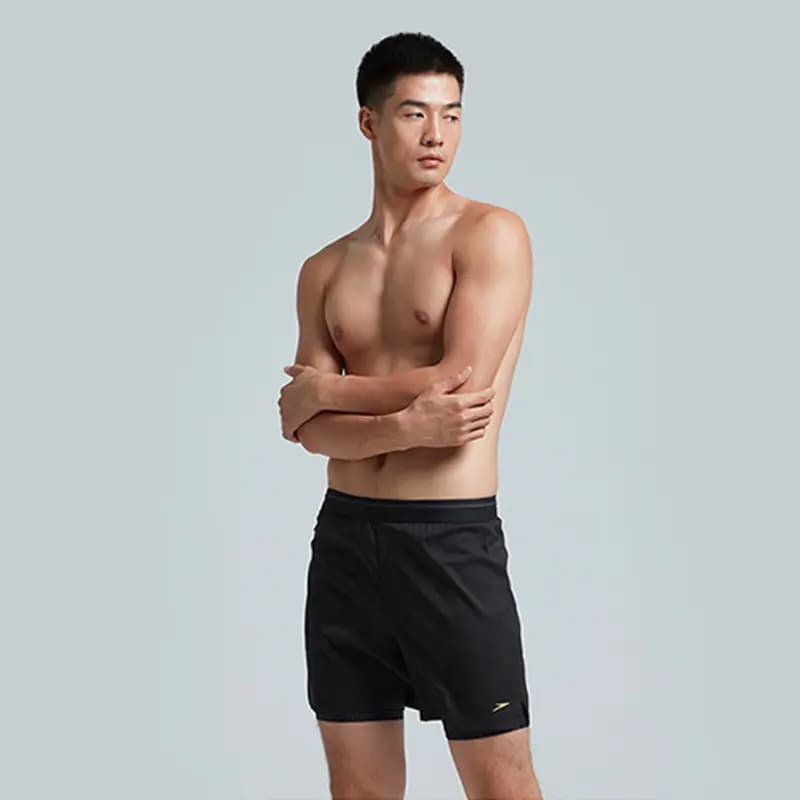 Speedo Kişi Çimərlik Şortu Qara 5