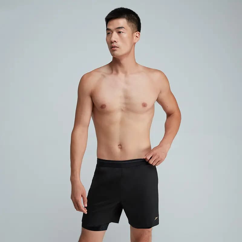 Speedo Kişi Çimərlik Şortu Qara 3