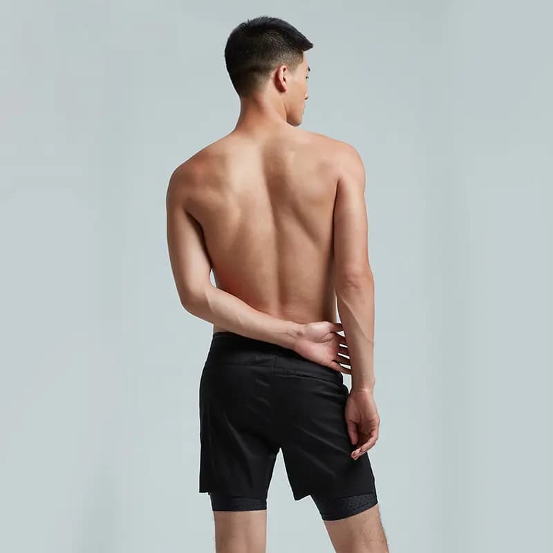 Speedo Kişi Çimərlik Şortu Qara 6