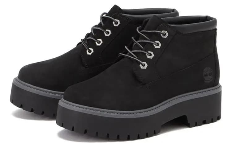 Timberland Stone Street Qadın Çəkmə 'Black Nubuck' 3