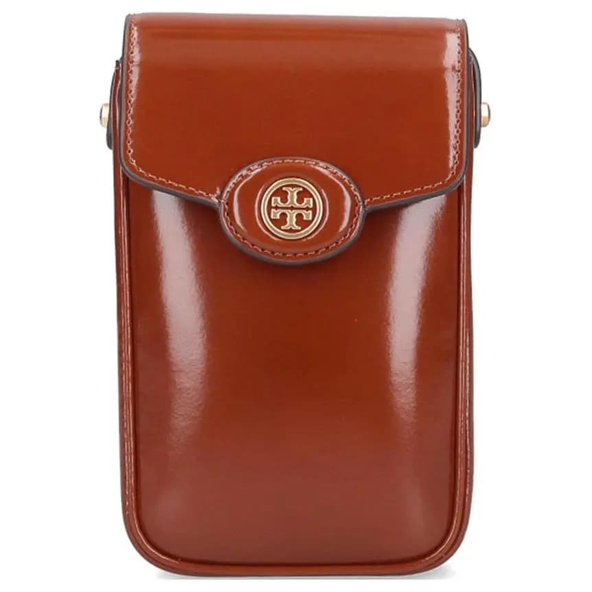 TORY BURCH Robinson Qadın Telefon Çantası Dark Ochre