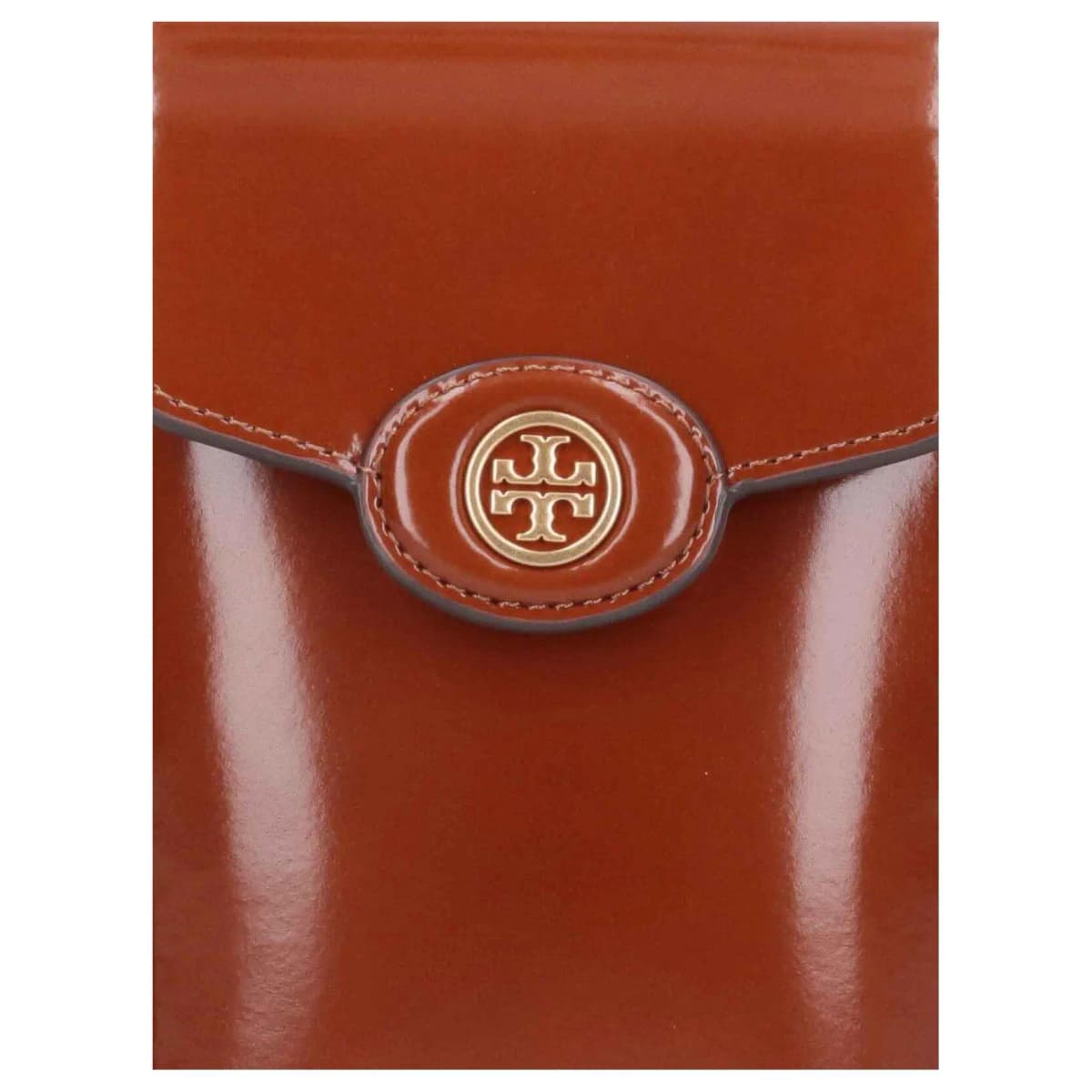TORY BURCH Robinson Qadın Telefon Çantası Dark Ochre 5