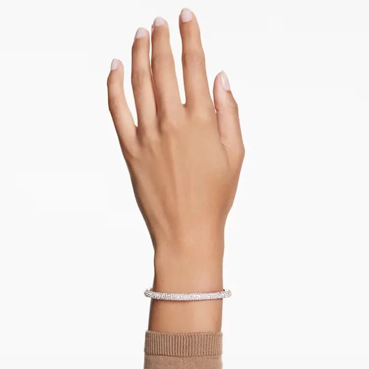 Swarovski Kristal Bilərzik Çəhrayı Qızılı 5