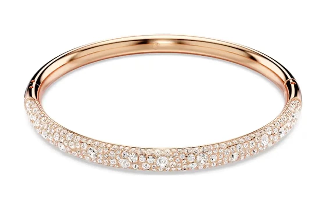 Swarovski Kristal Bilərzik Çəhrayı Qızılı