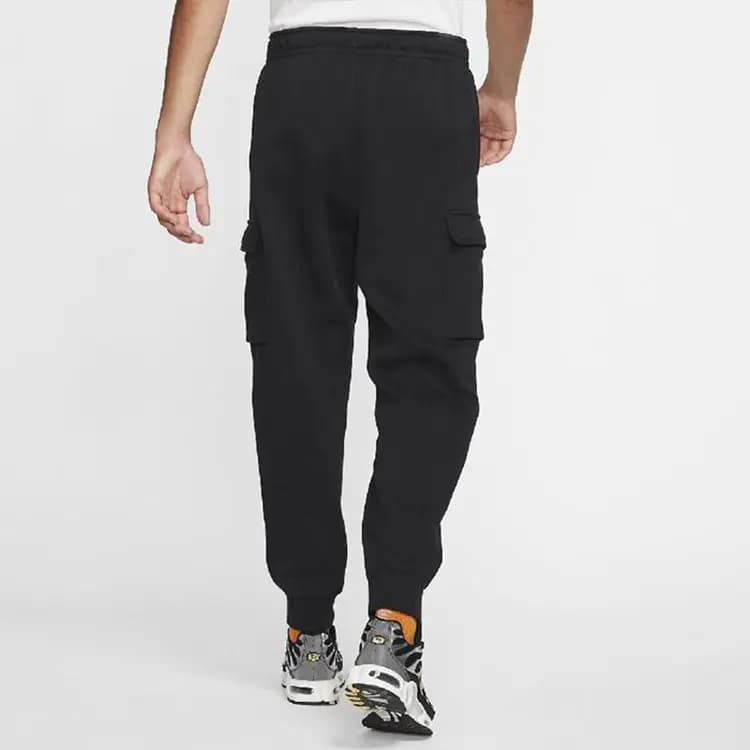 Nike Sportswear Club Fleece Cuffed Sweatpants Men's Black 4