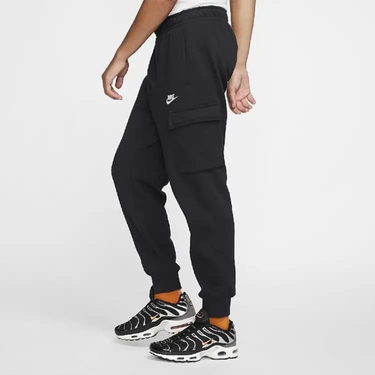 Nike Sportswear Club Fleece Cuffed Sweatpants Men's Black 6