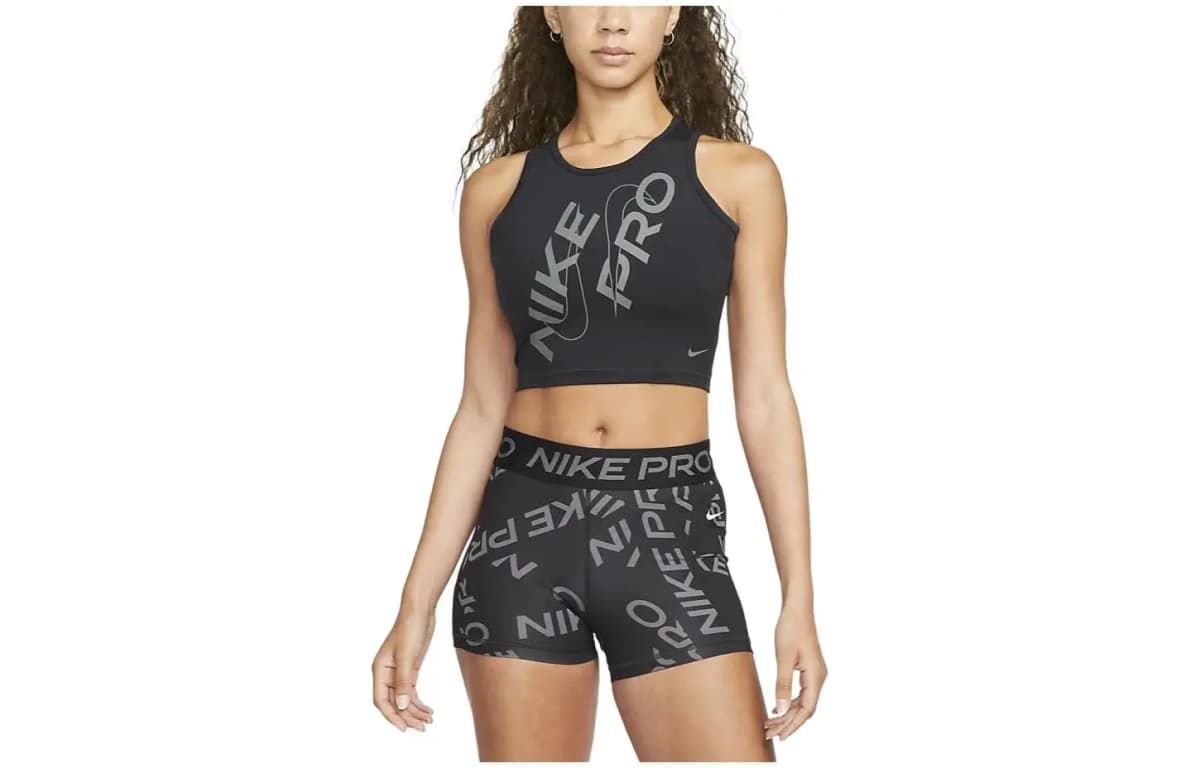 Nike Pro Dri-FIT İdman Maykası Qadın Qara