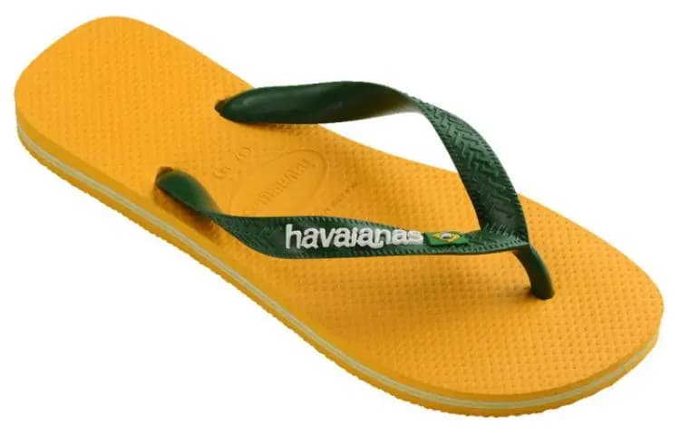 Havaianas Brazil Logo Unisex Şip-Şap Sarı 2