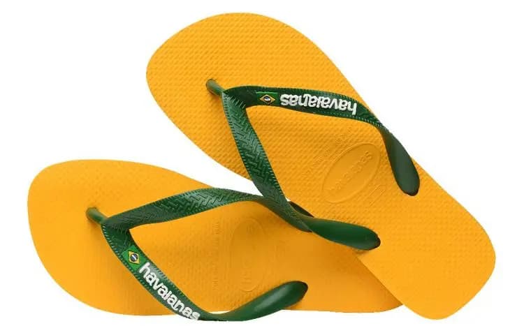 Havaianas Brazil Logo Unisex Şip-Şap Sarı 3