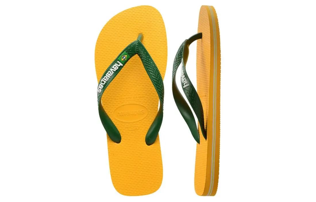 Havaianas Brazil Logo Unisex Şip-Şap Sarı 5