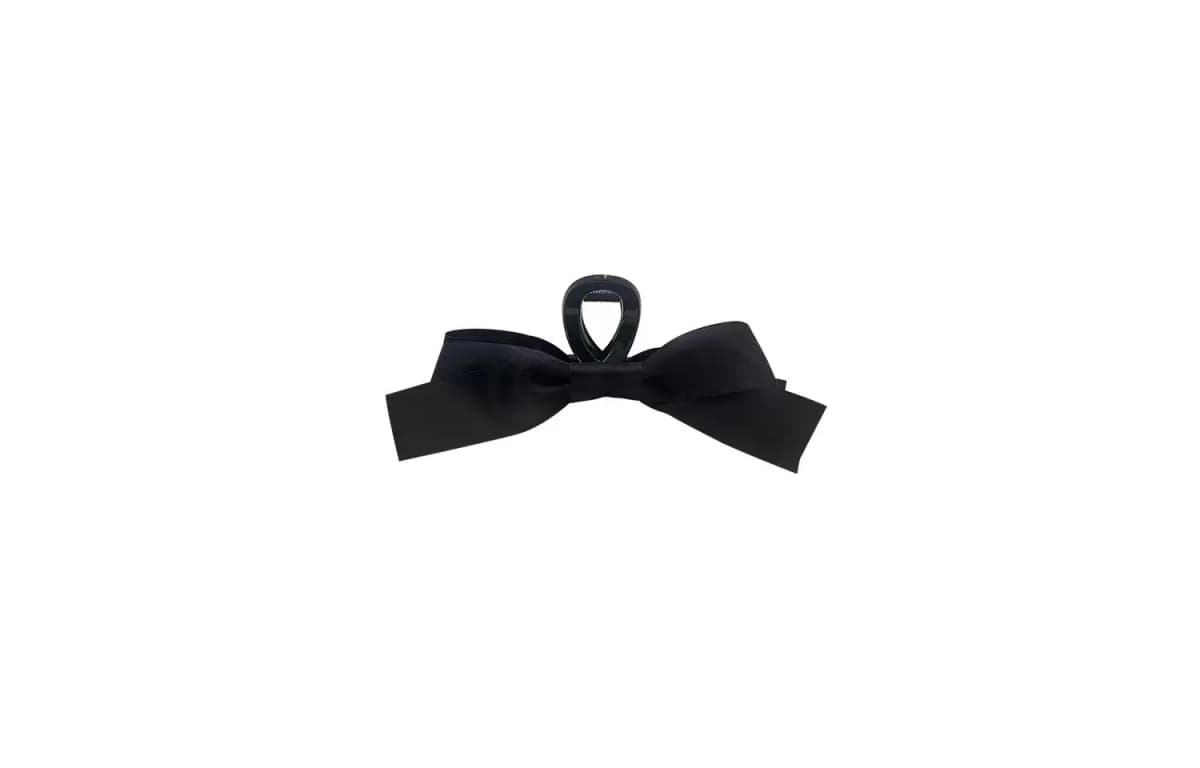 OQD Bow Luxury High-End Sense Audrey Hepburn Style Hair Clip Women's