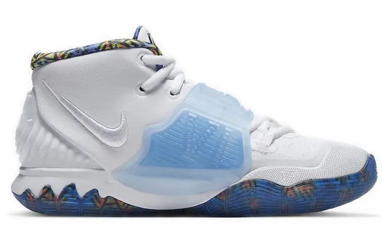 Nike Kyrie 6 White Sapphire Crimson GS 2